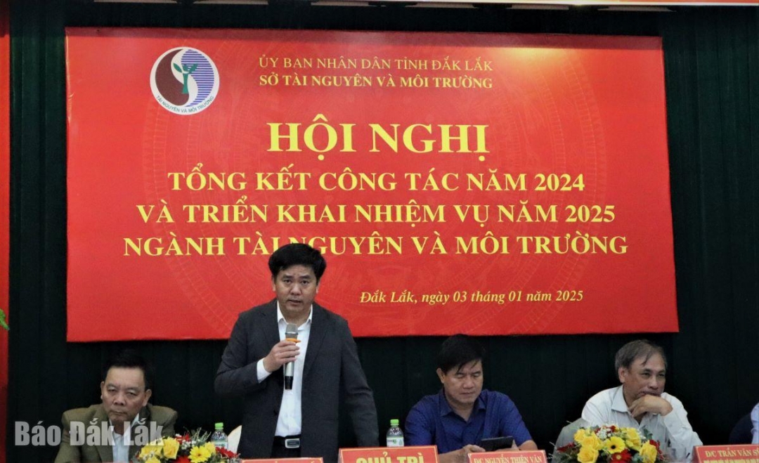 Ngành Tài nguyên và Môi trường: Tập trung hoàn thành mục tiêu, nhiệm vụ đề ra từ đầu nhiệm kỳ 2021 – 2025